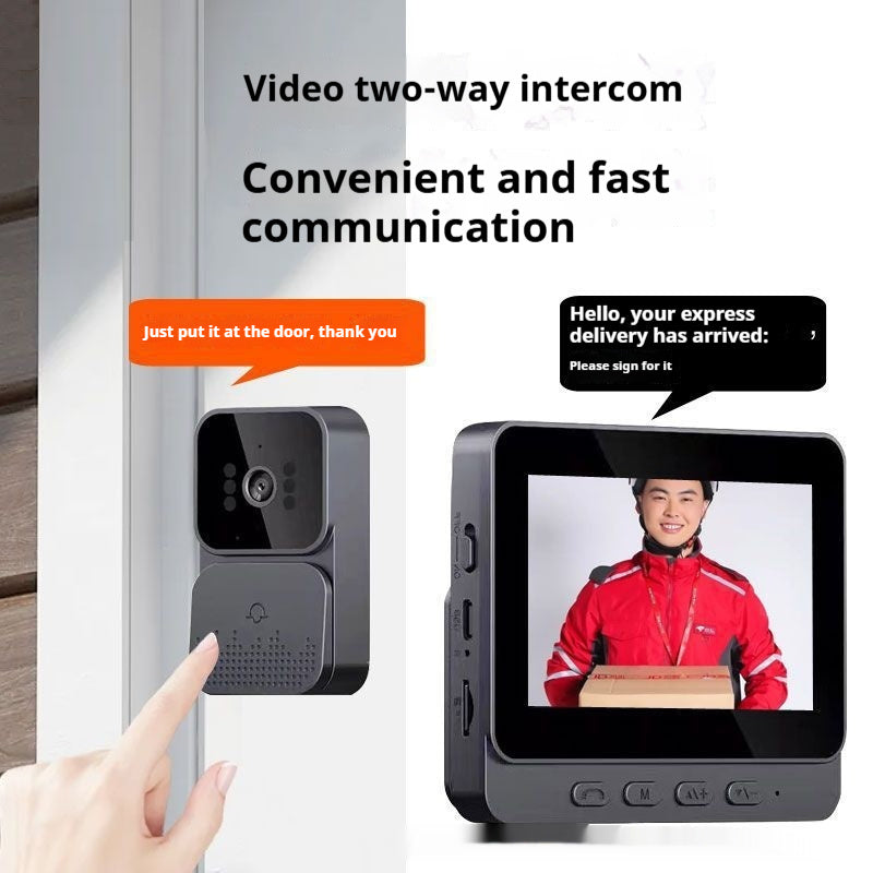 Smart Wireless Video Doorbell Camera | No-Drill Install, HD Night Vision, Two-Way Talk & Cloud Storage