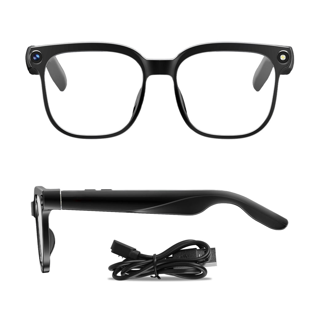 AI Smart Glasses — 8MP Camera, 139-Language Translation & Voice Assistant