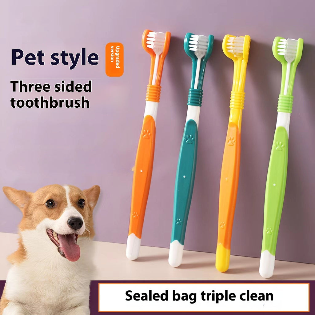 PawSmile Pet Finger Toothbrush – Soft Silicone Dental Cleaning Brush for Dogs & Cats | 6 Colors