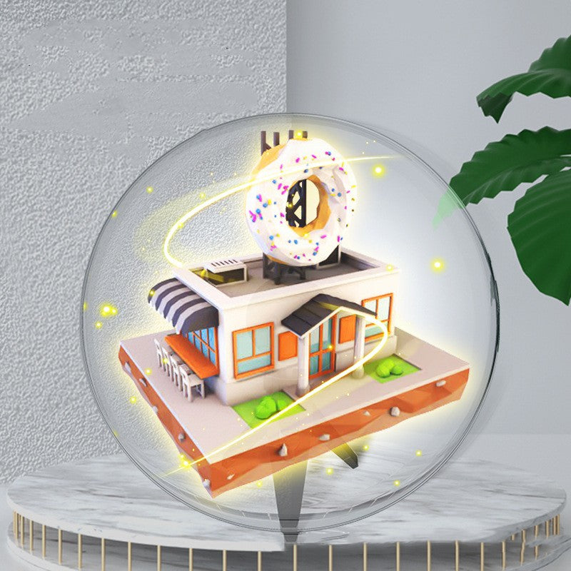 3D Holographic Projection Fan Display — Large Format WiFi LED Advertising Screen