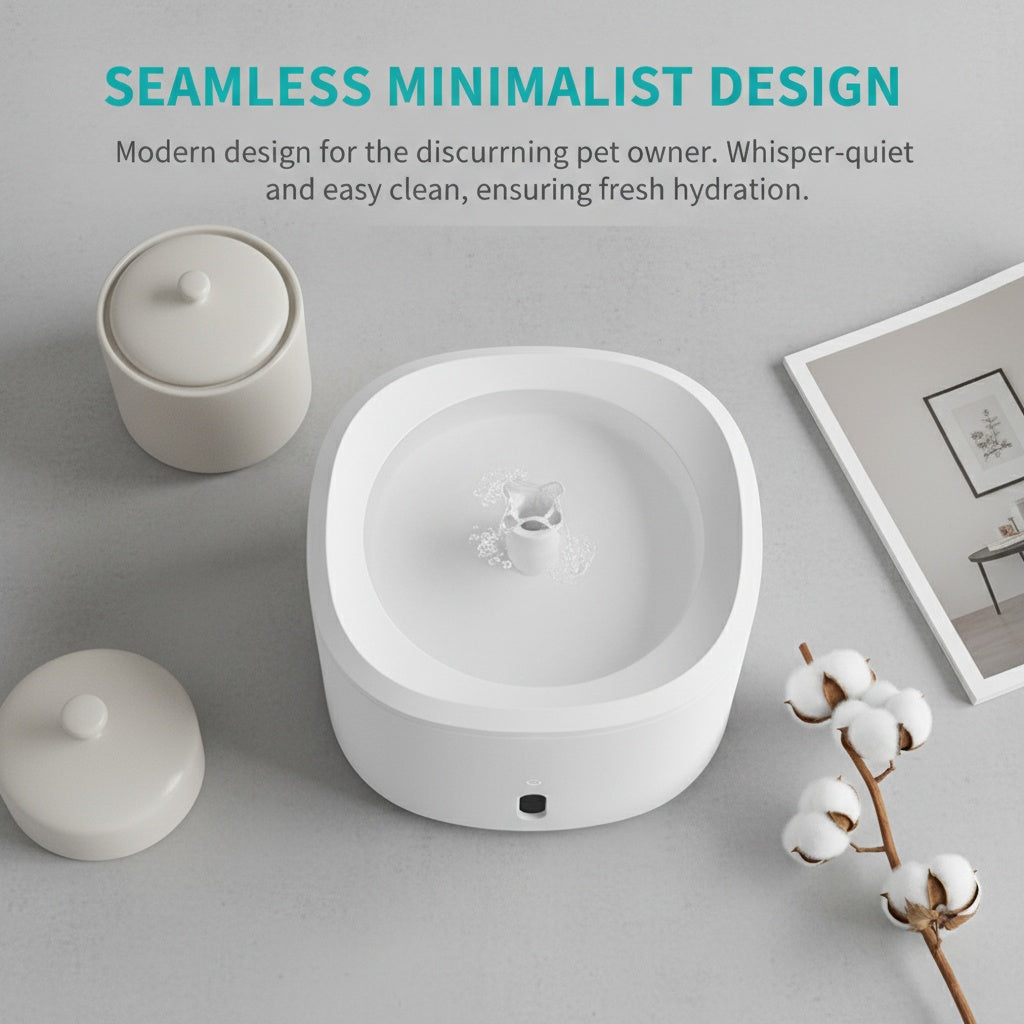 Smart Motion Sensor Pet Water Fountain — 3L Ultra-Quiet, Anti-Dry Burn, USB Rechargeable for Cats & Dogs