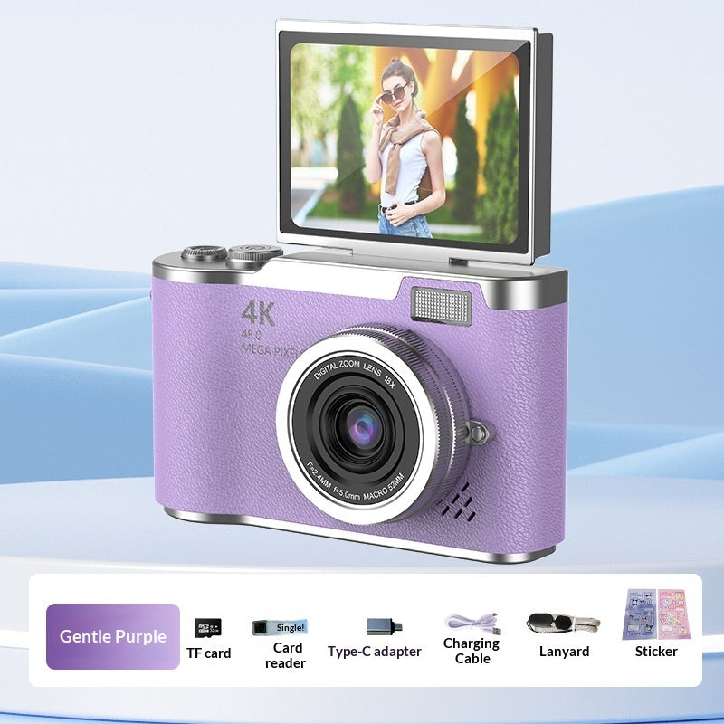 SnapShot™ 4K Digital Camera — HD Selfie & Vlog Cam in 7 Colors with 32G Memory Card