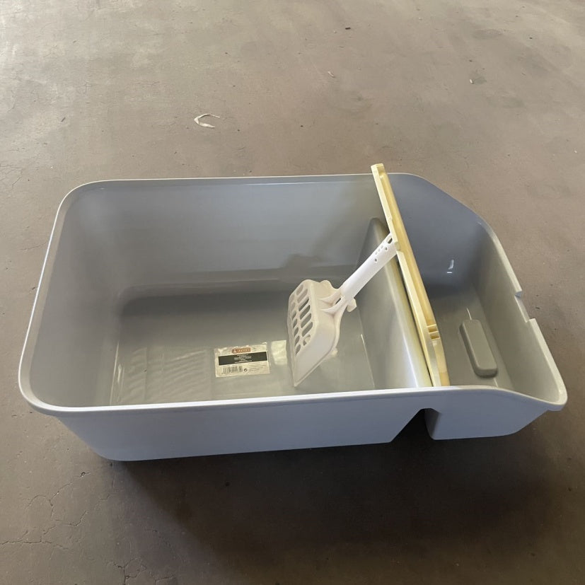 Premium Small Square Cat Litter Box — Modern Minimalist Design, Easy Clean, Fast Shipping