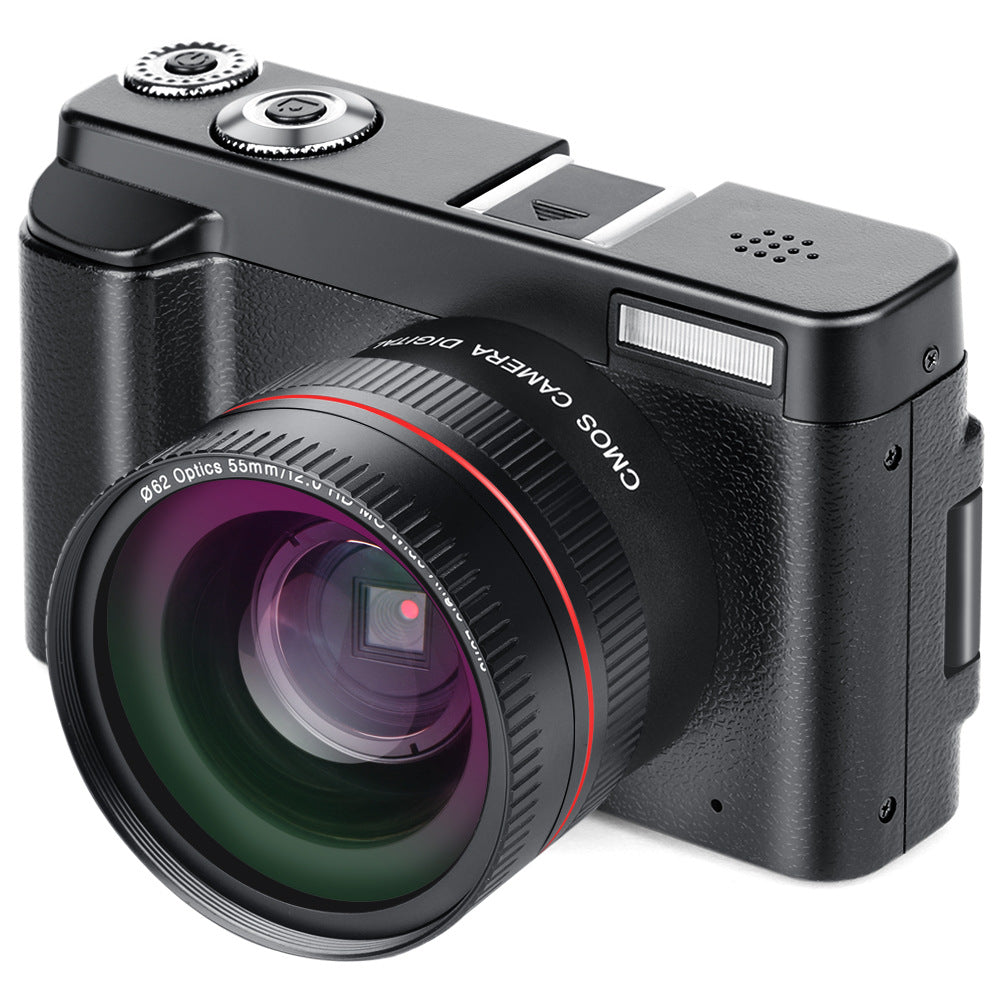 HD WiFi Flip Screen Vlogging Camera — 1080P 24MP SLR Style