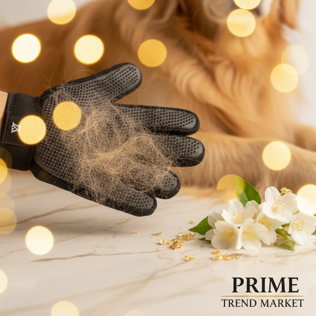 Deshedding Glove Close-up