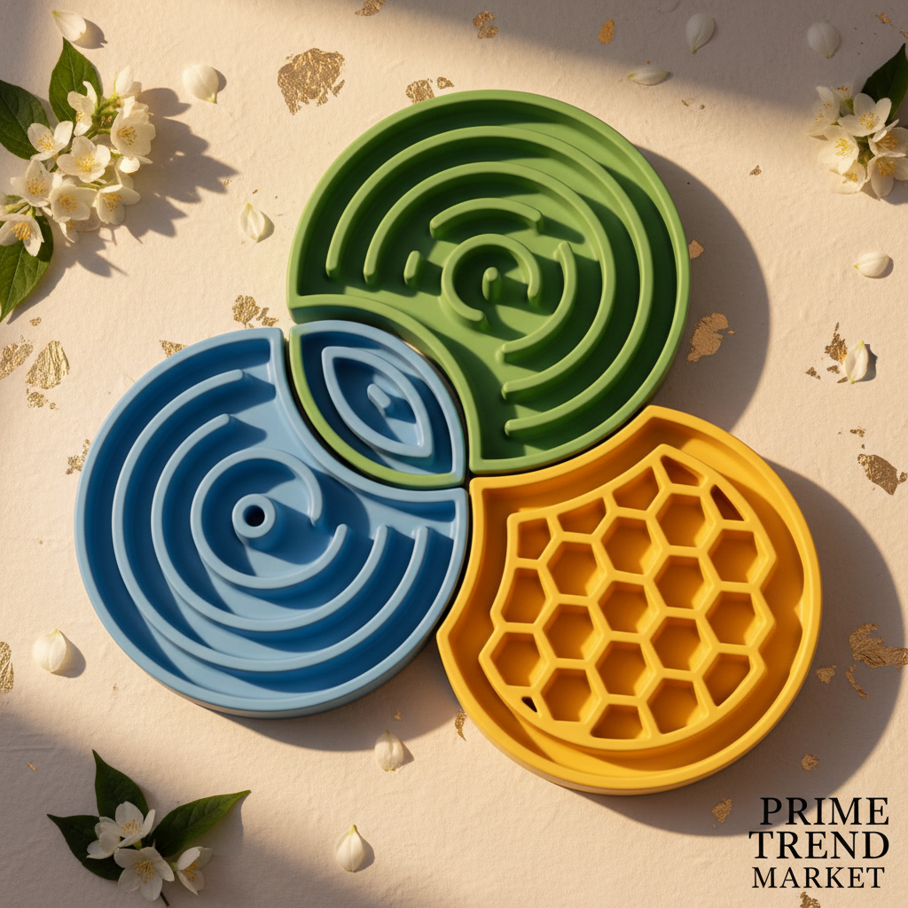 Dog Puzzle Toy - 3 Colors Flat Lay
