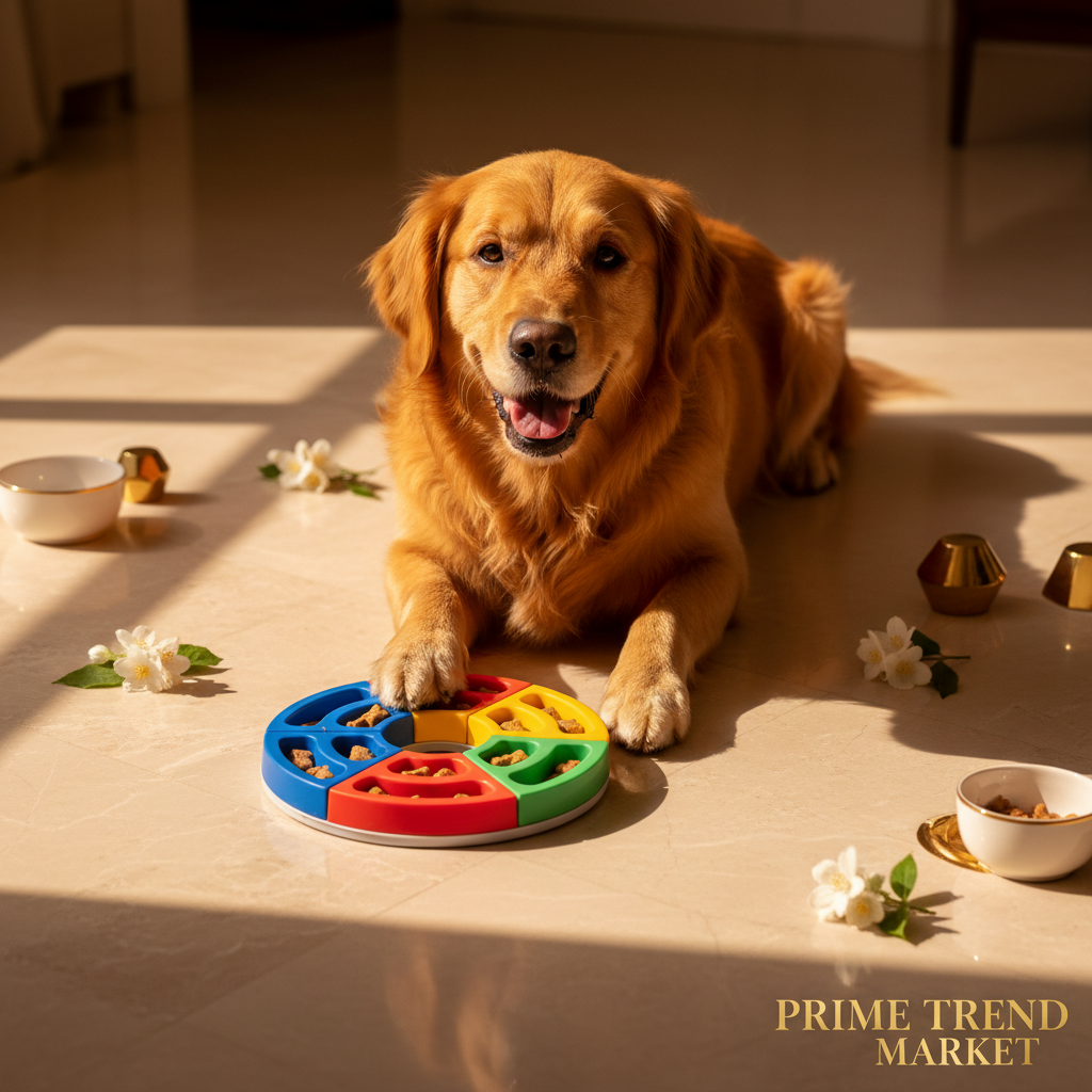 Dog Puzzle Toy - Golden Retriever Lifestyle