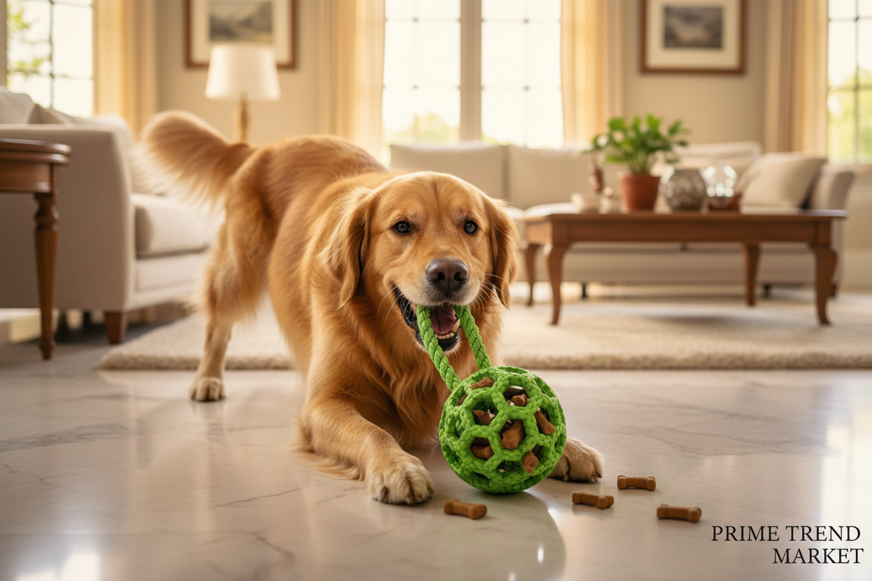 Dog Tug of War with Treats