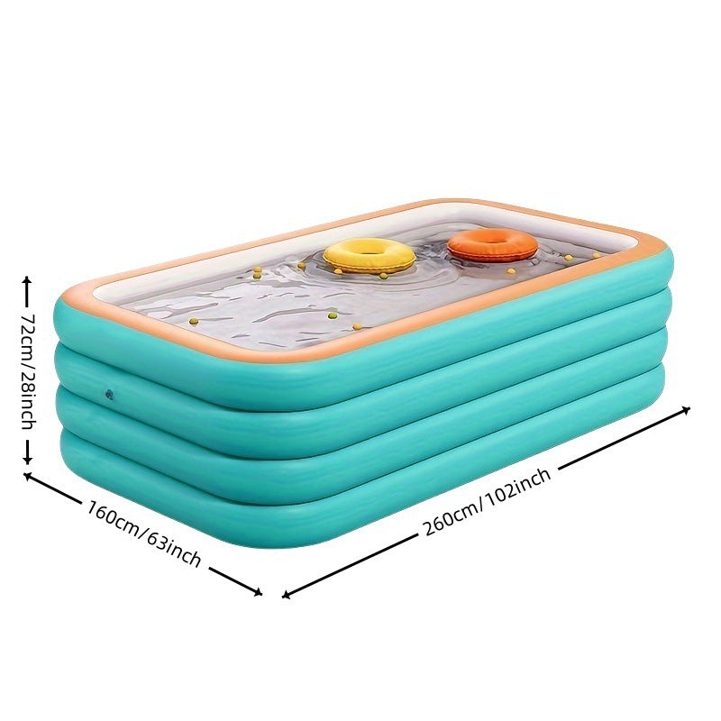 Luxury Summer Inflatable Pool – Outdoor Foldable Swimming Pool