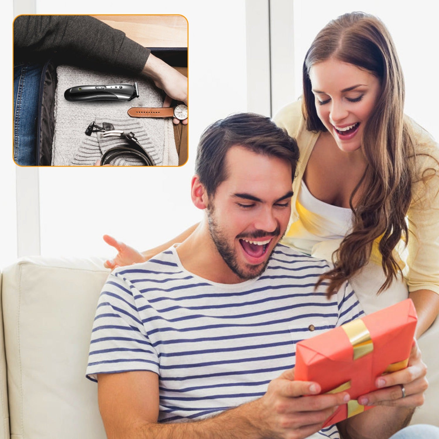 Men's 3-in-1 Electric Hair Clipper & Beard Trimmer Set — Rechargeable | Nose Trimmer Included | Father's Day Gift — Prime Trend Market