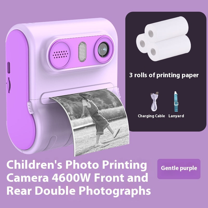 PrintSnap™ Kids Instant Thermal Printing Camera — HD Dual Lens Polaroid-Style Camera for Children