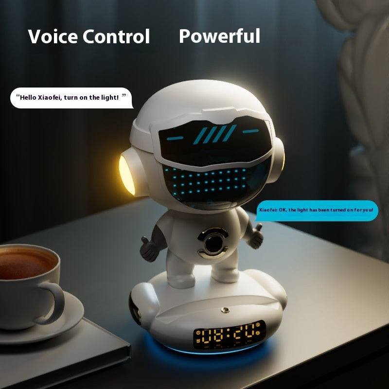 AI Robot Smart Speaker – Voice Assistant & 360° Surround Sound