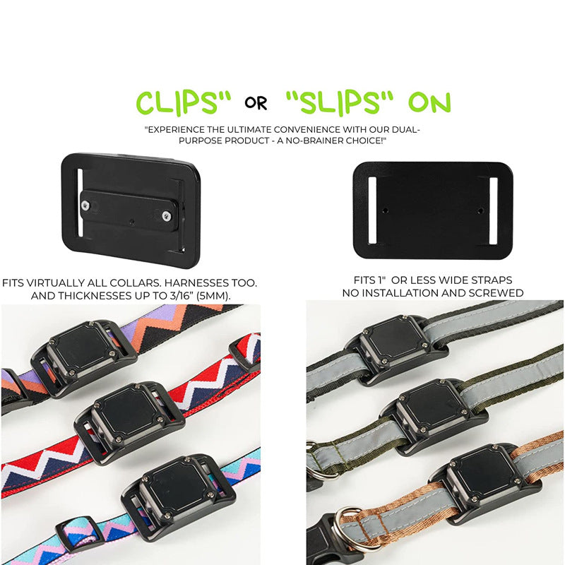 Luxury AirTag Protective Case for Dog Collar — Anti-Lost Tracker Cover | Outdoor & Adventure