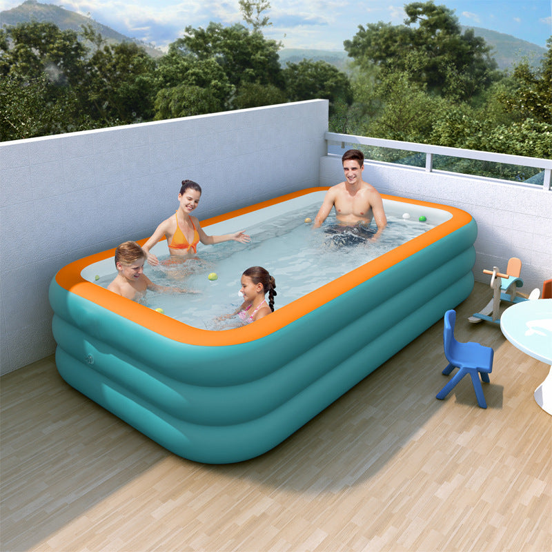 Luxury Summer Inflatable Pool – Outdoor Foldable Swimming Pool