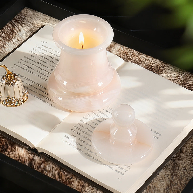Luxury Marble Aroma Diffuser Cup — Minimalist Home Scent Decor