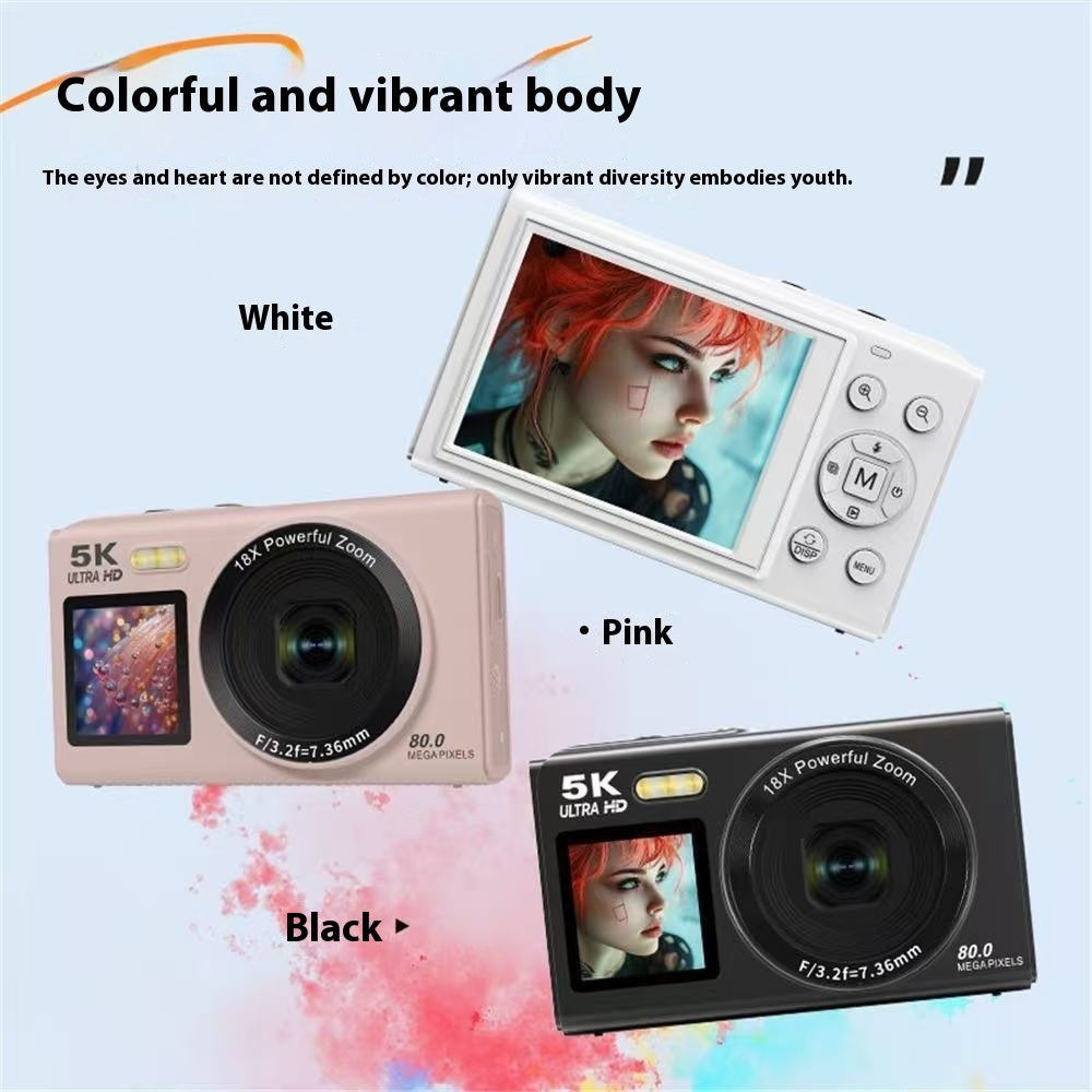 VlogShot™ HD Dual-Screen WiFi Digital Camera — Portable Selfie & Video Camera for Content Creators
