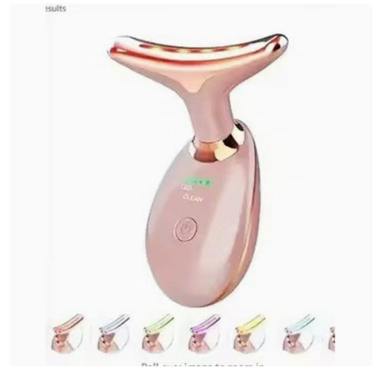 Luxury EMS Thermal Neck Lifting & Tightening Massager — Microcurrent Skin Renewal & 3-Color LED Photon Therapy