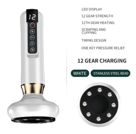 Electric Vacuum Cupping Massager | Body Contouring Sculpting & Gua Sha Wellness Device