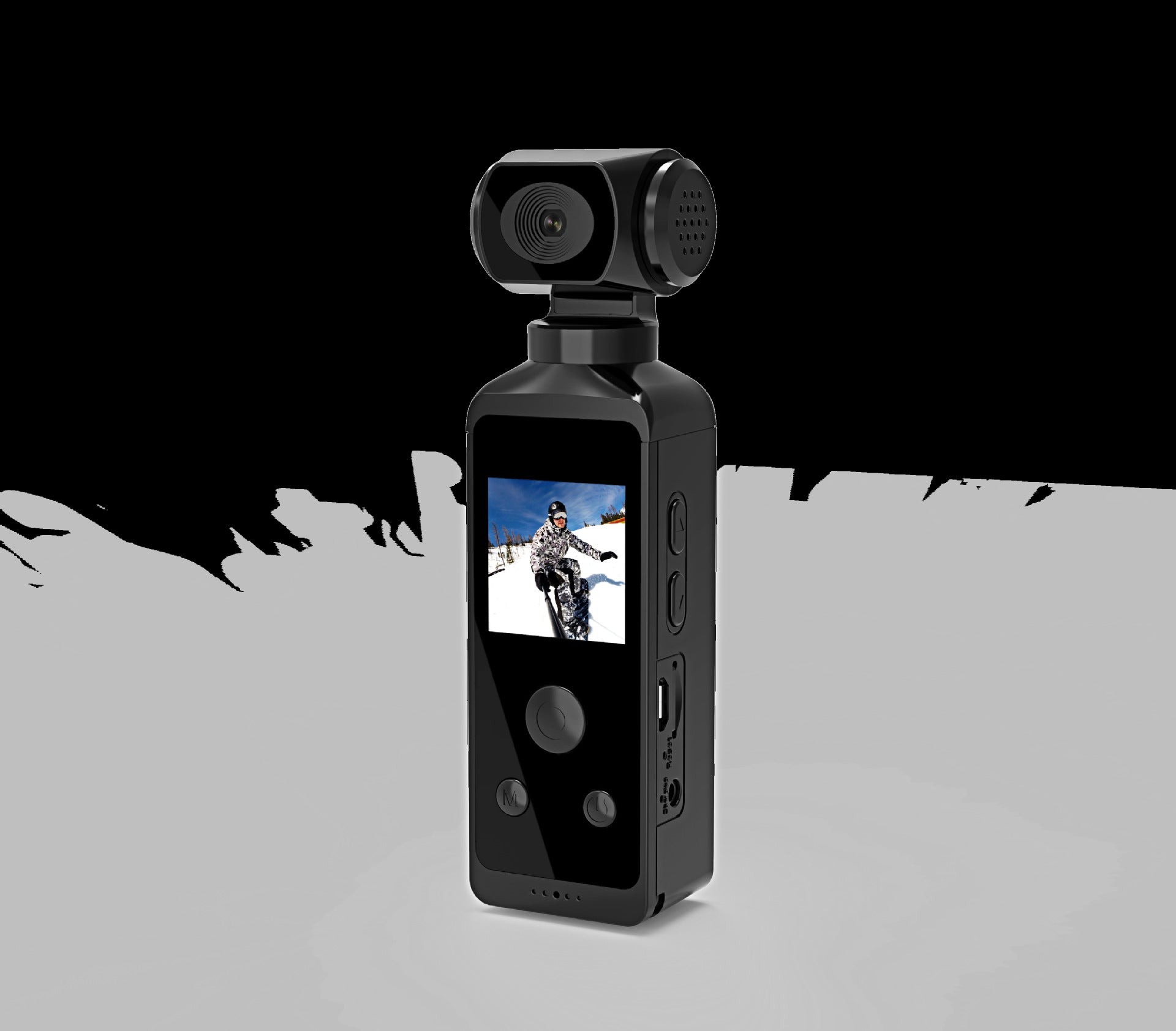 270° Rotating 4K Pocket Vlogging Camera — Sports & Travel Creator