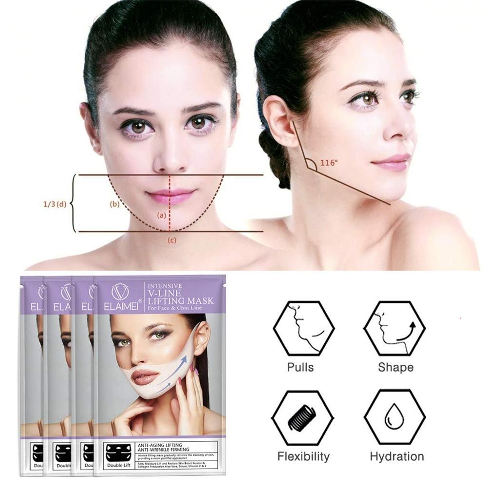 V-Line Face Lifting Mask | Jawline Slimming & Chin Firming Beauty Mask