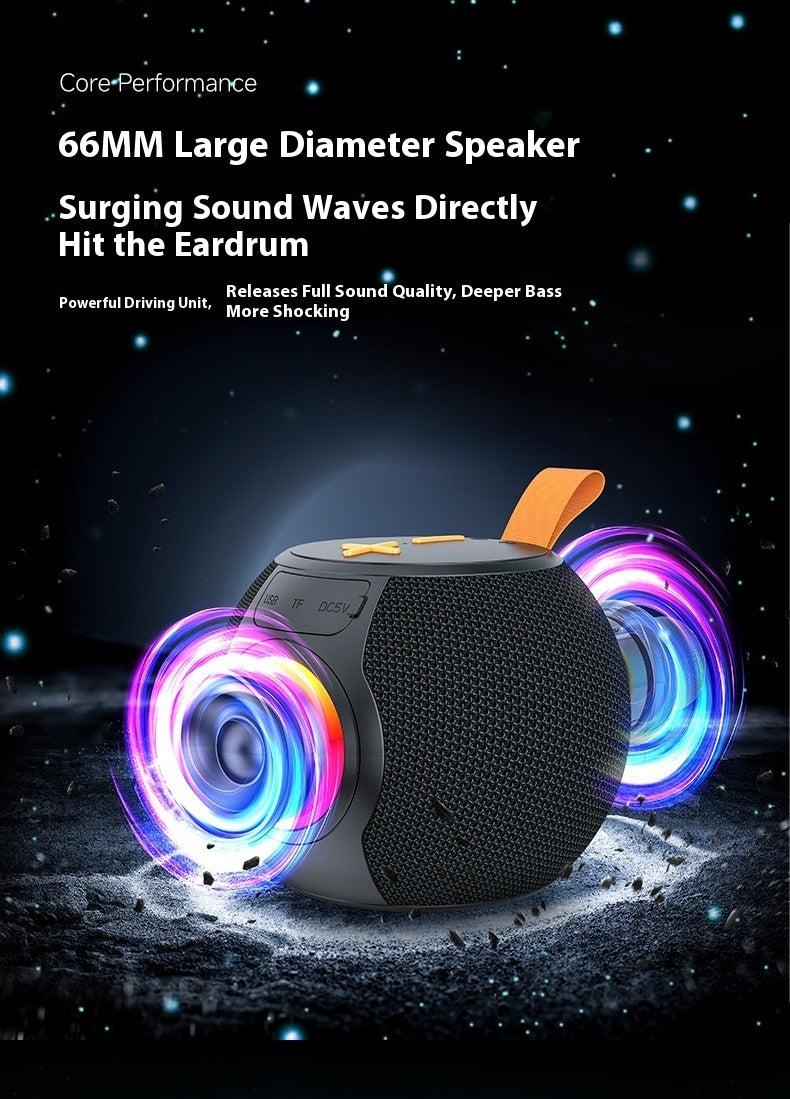 RGB Lamp Bluetooth Speaker — TWS Stereo, Waterproof & Portable with LED Mood Light