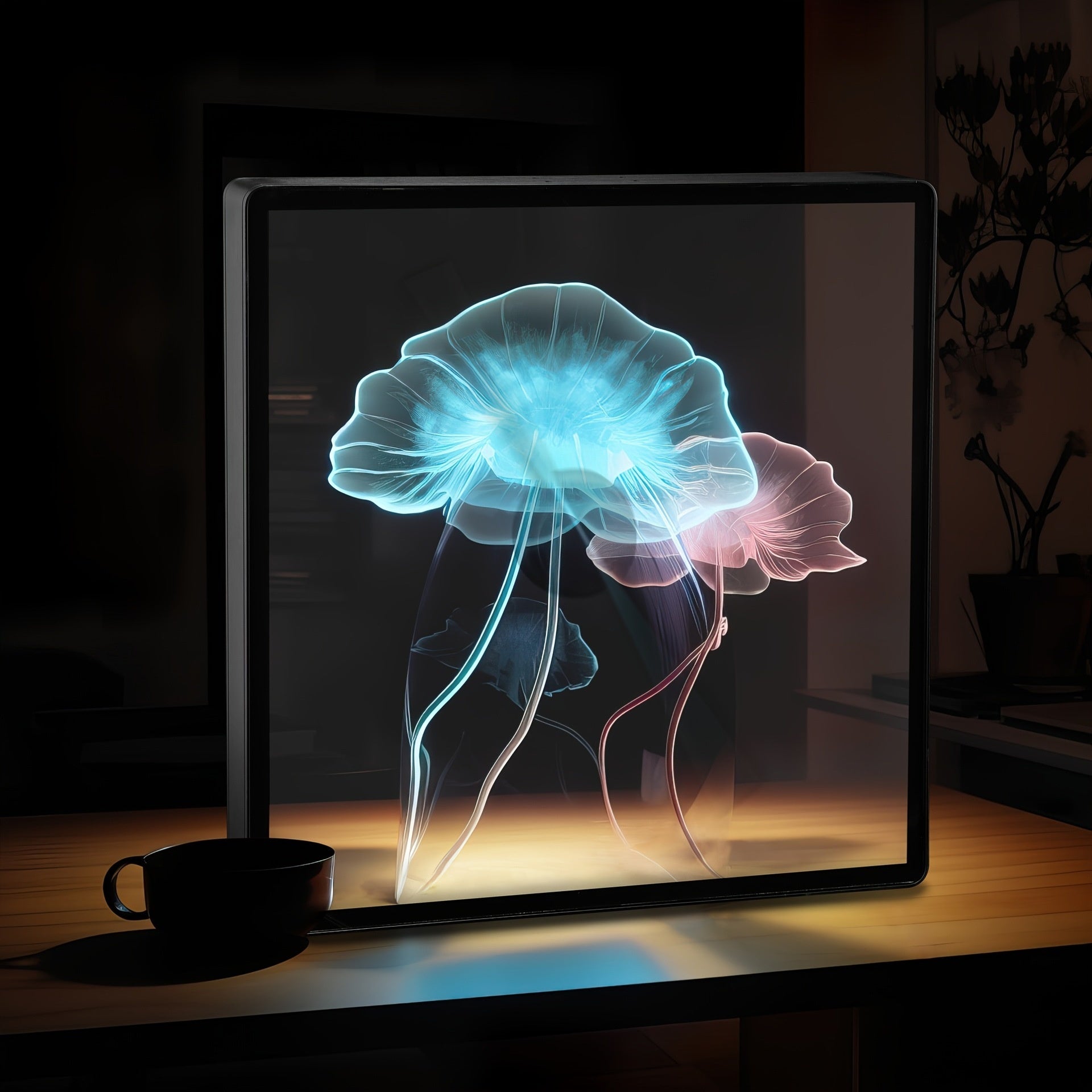 HoloVision™ 3D Holographic Fan Projector — Naked Eye Hologram Display for Home, Events & Retail
