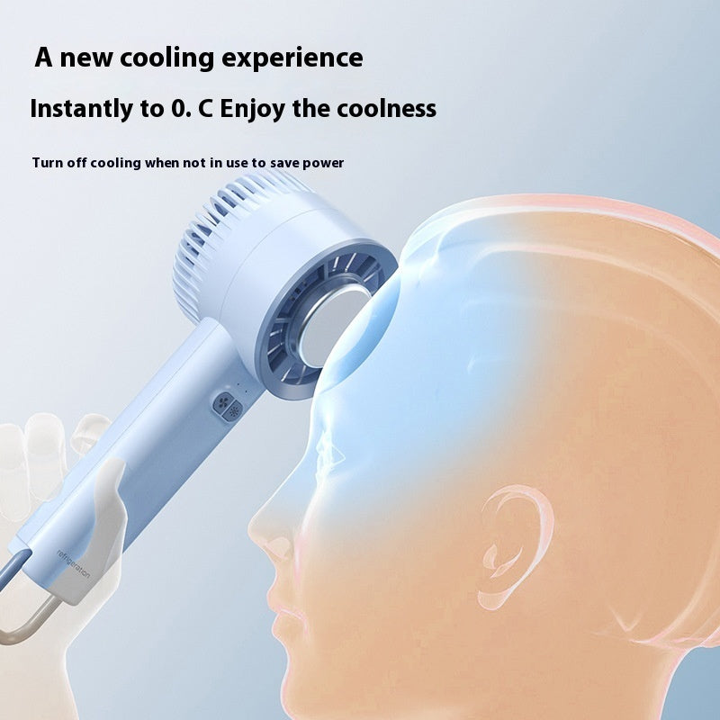 Turbo Jet Handheld Fan — Ice Cool Portable Fan with 3600mAh Battery & Touch Control