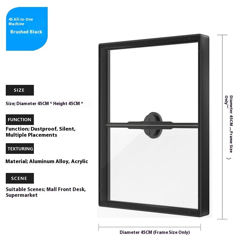 HoloVision™ 3D Holographic Fan Projector — Naked Eye Hologram Display for Home, Events & Retail