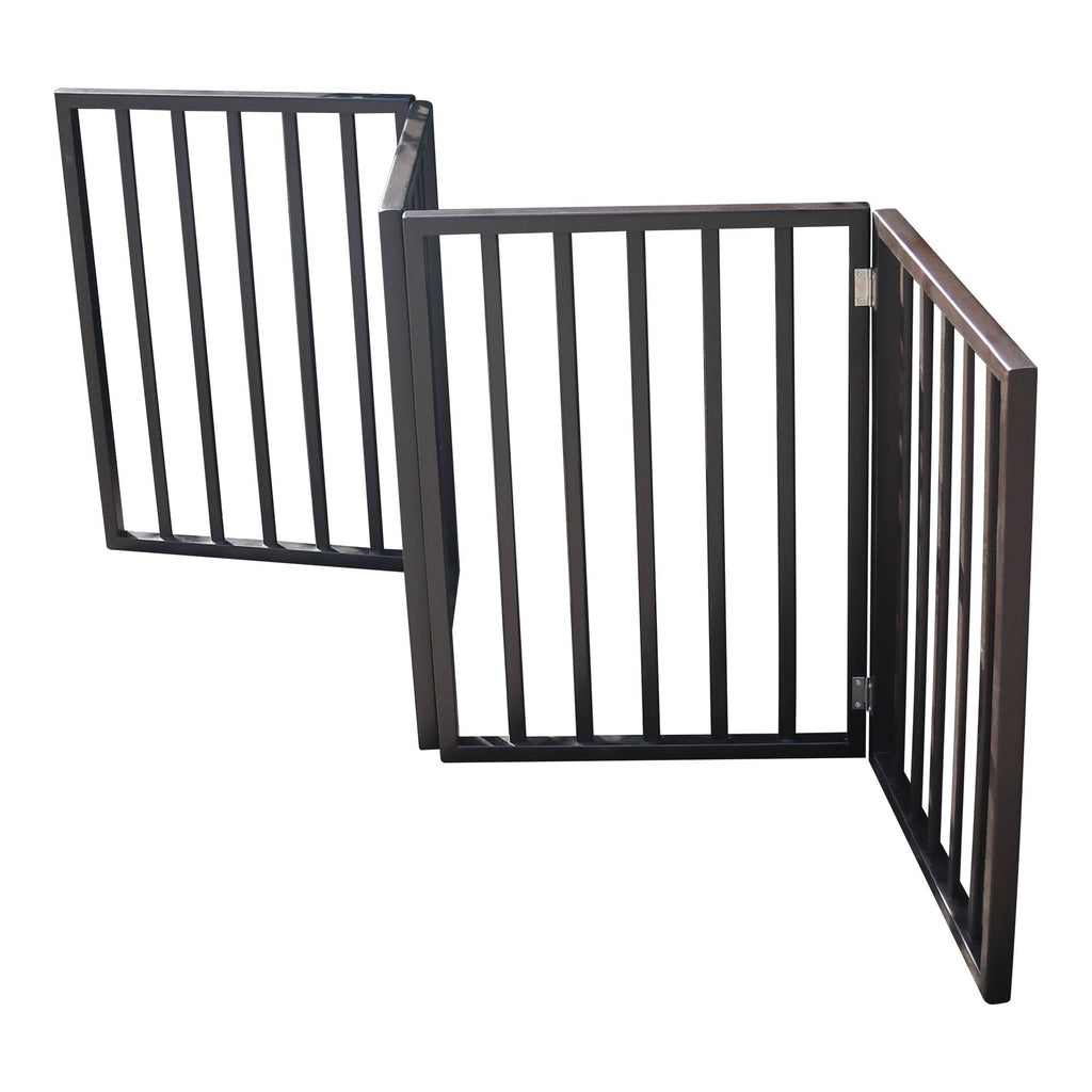 Foldable Pet Gate — Dog & Cat Safety Gate for Doorways, Stairs & Rooms
