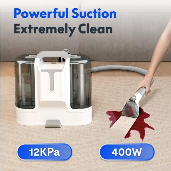 CleanElite™ 12000Pa Fabric & Upholstery Deep Cleaner — 400W, 61oz Dual Tank, Smart Self-Sensing