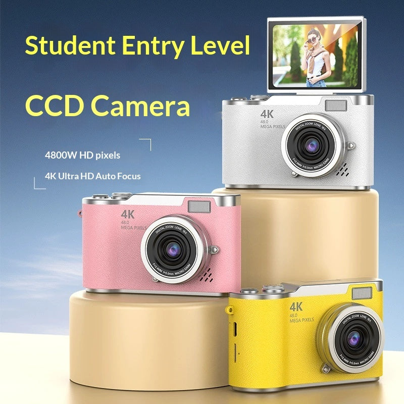 SnapShot™ 4K Digital Camera — HD Selfie & Vlog Cam in 7 Colors with 32G Memory Card