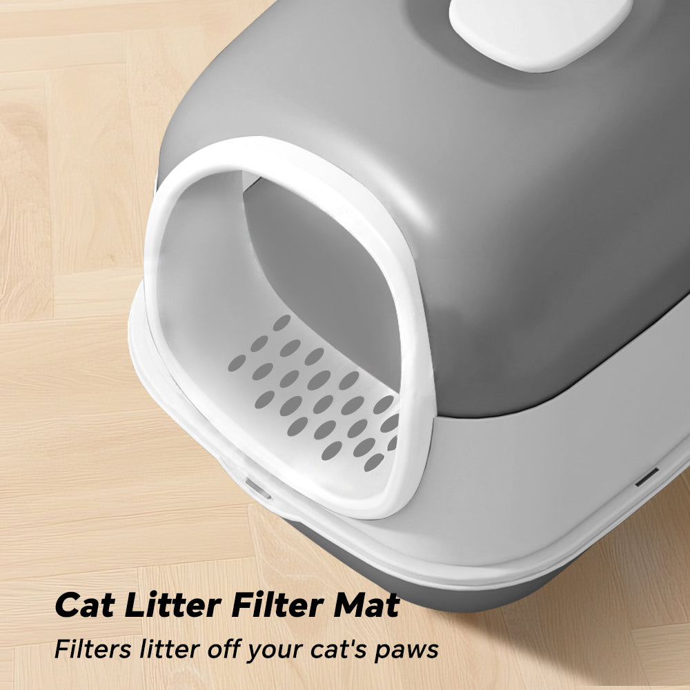 Premium Antibacterial Enclosed Cat Litter Box — Odor-Lock, Anti-Splash, Easy Clean