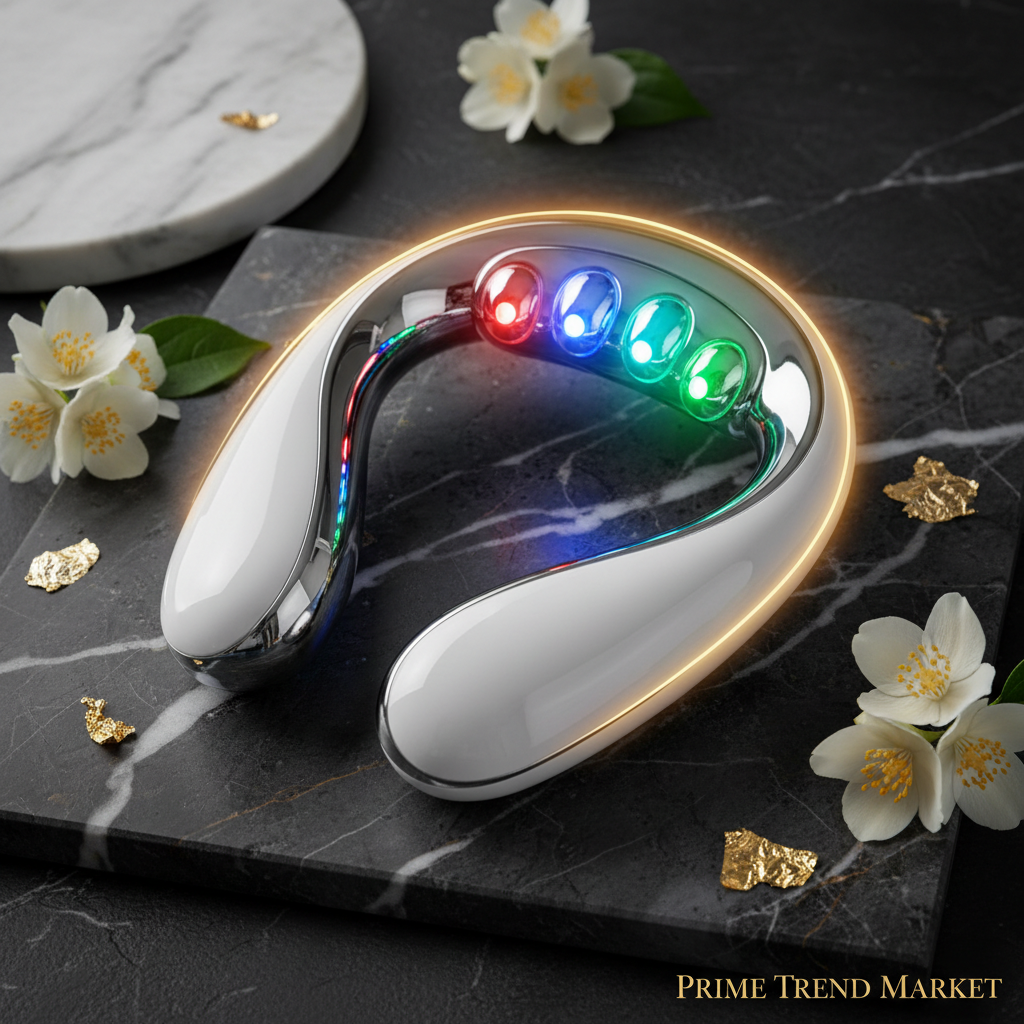 EMS Neck Massager LED Glow