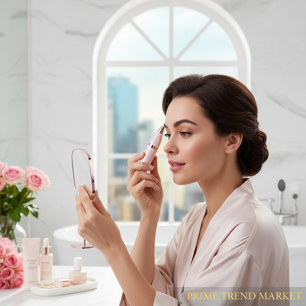 Eyebrow trimming