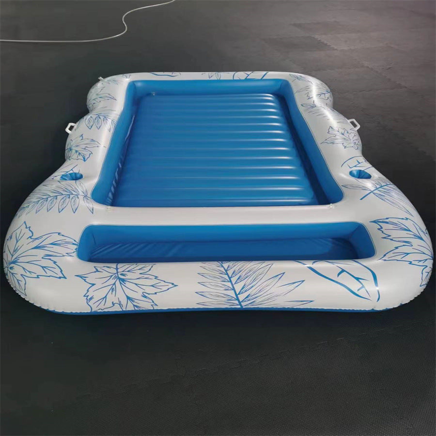 Luxury Inflatable Pool Float Recliner – Giant Tanning Lounger for Swimming Pools