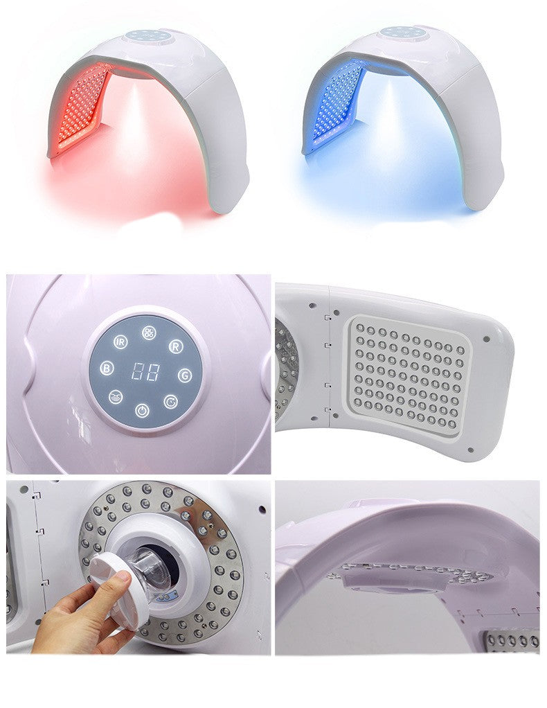 LumiDome™ PDT LED Photon Face Mask Therapy Dome — 7-Color Full Face Light Therapy Device