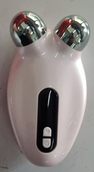 3D Roller EMS Face Lifting & Slimming Device | Microcurrent Vibration Facial Massager