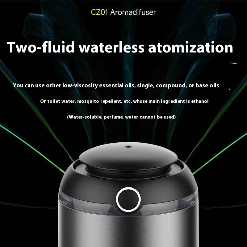 Luxury Dual-Scent Rechargeable Aroma Diffuser | Home & Car Touch Control Essential Oil Diffuser