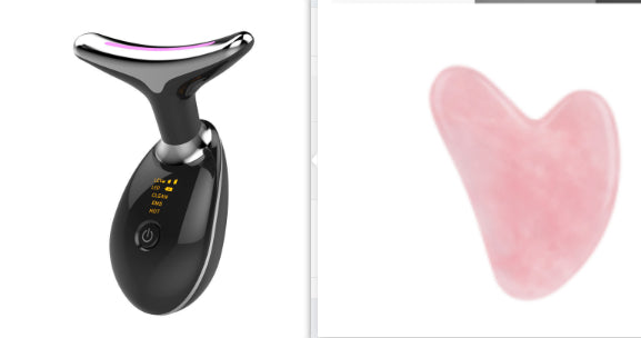 Luxury EMS Thermal Neck Lifting & Tightening Massager — Microcurrent Skin Renewal & 3-Color LED Photon Therapy