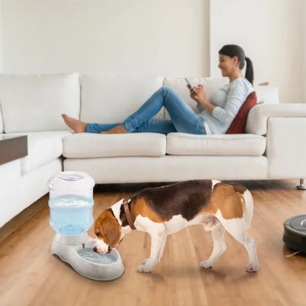 3.5L Gravity Pet Water Dispenser — Self-Dispensing Automatic Waterer for Cats & Dogs