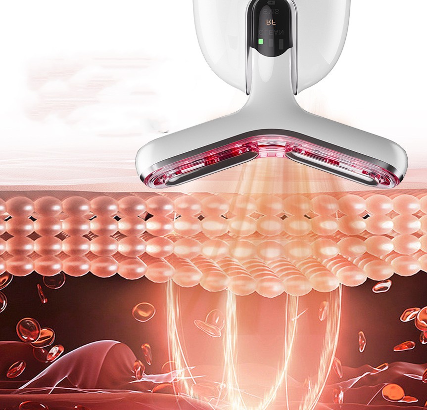 Neck Lifting & Firming Beauty Instrument | EMS Skin Rejuvenation Jawline Tightening Device