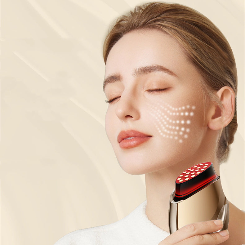 Luxury Collagen Gun EMS Red Light Beauty Device — 3-in-1 Portable Skin Rejuvenation & Anti-Aging Tool