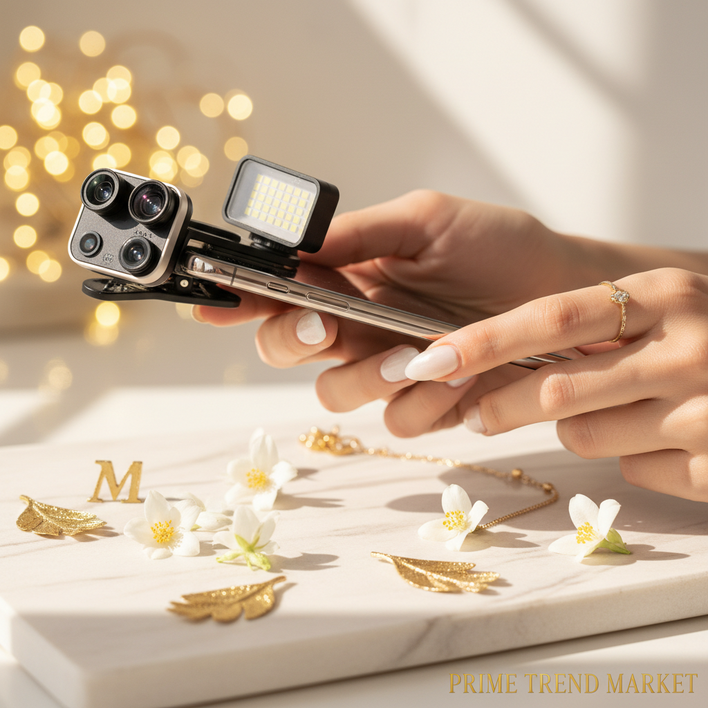 Fill Light Lens Kit Hands