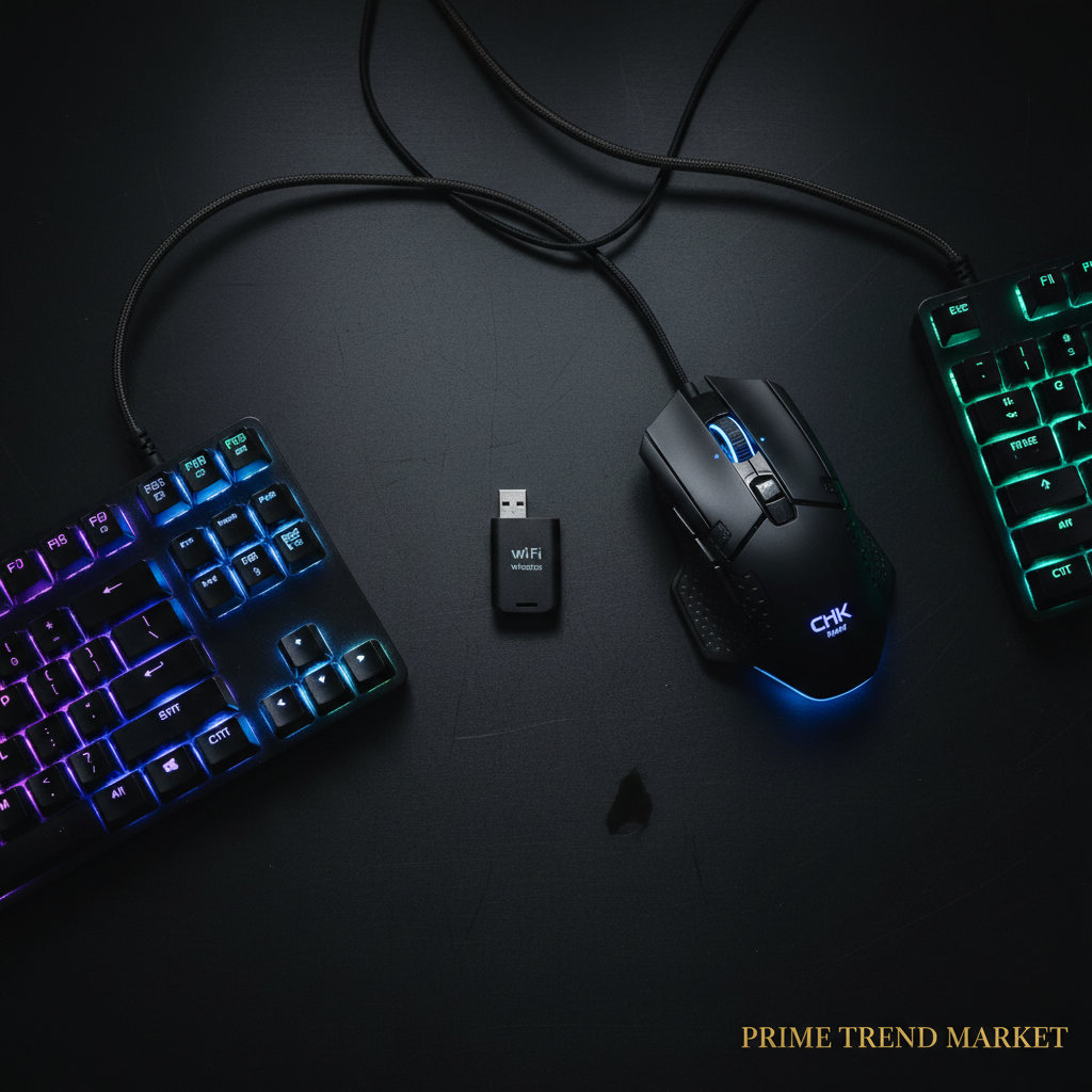 Gaming Bundle Flat Lay