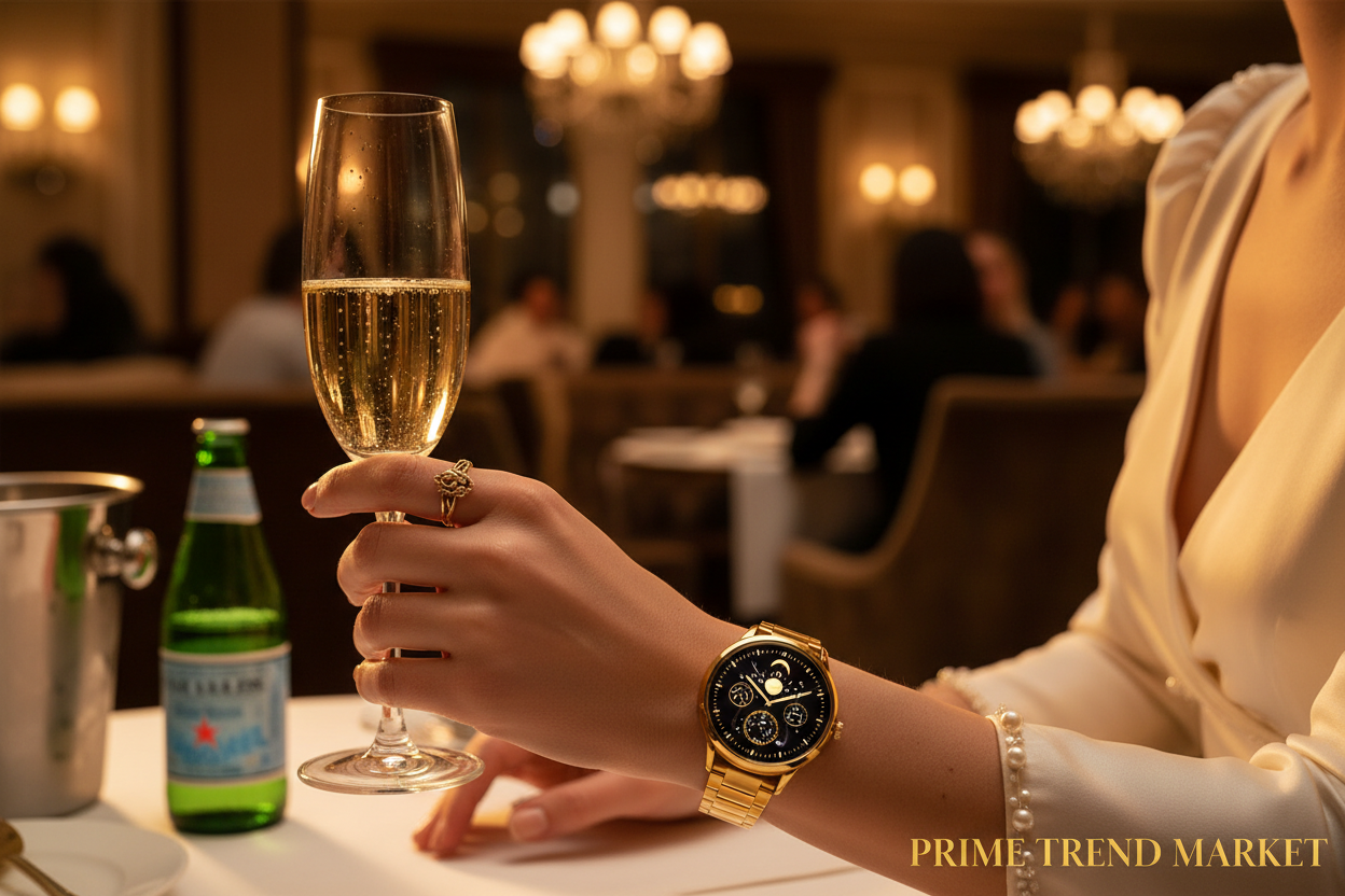 Gold wrist lifestyle