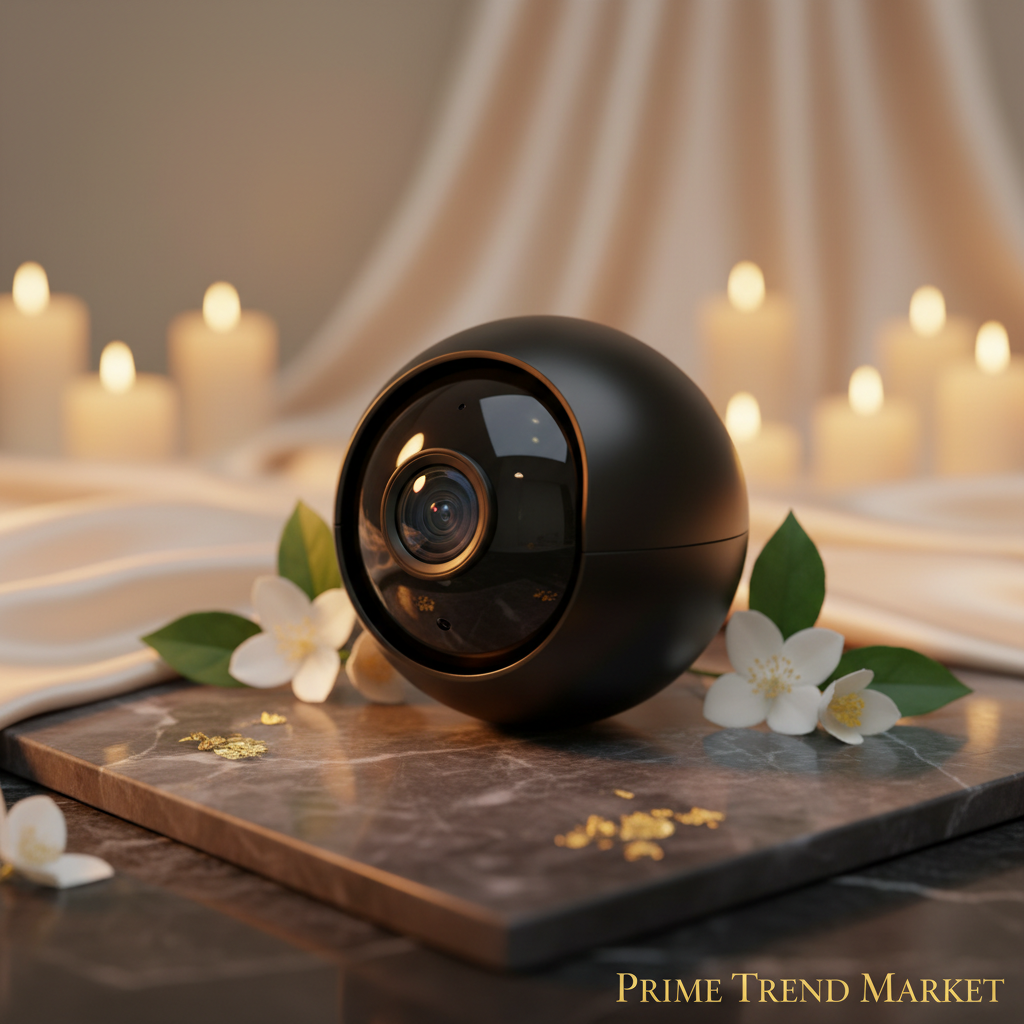 Hero camera on marble