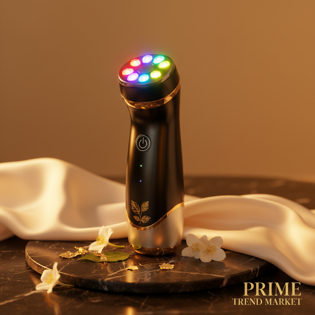 Hero Product Shot — Multi-LED on Dark Marble