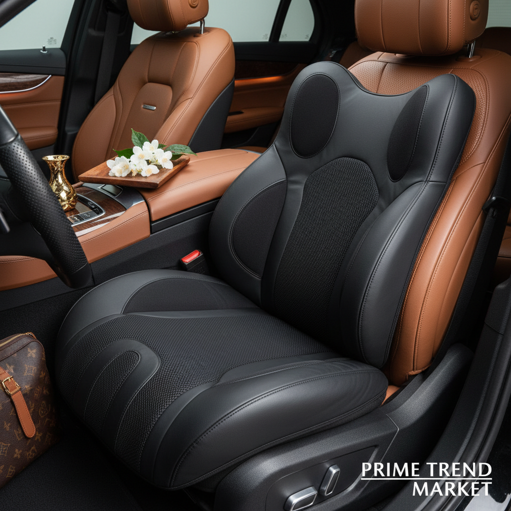 Luxury Smart Massage Cushion with Heat — Car Lifestyle | Prime Trend Market