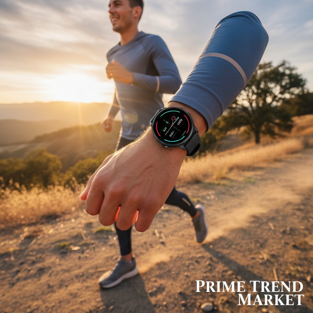Health Monitoring Smartwatch - Active Runner Lifestyle Shot