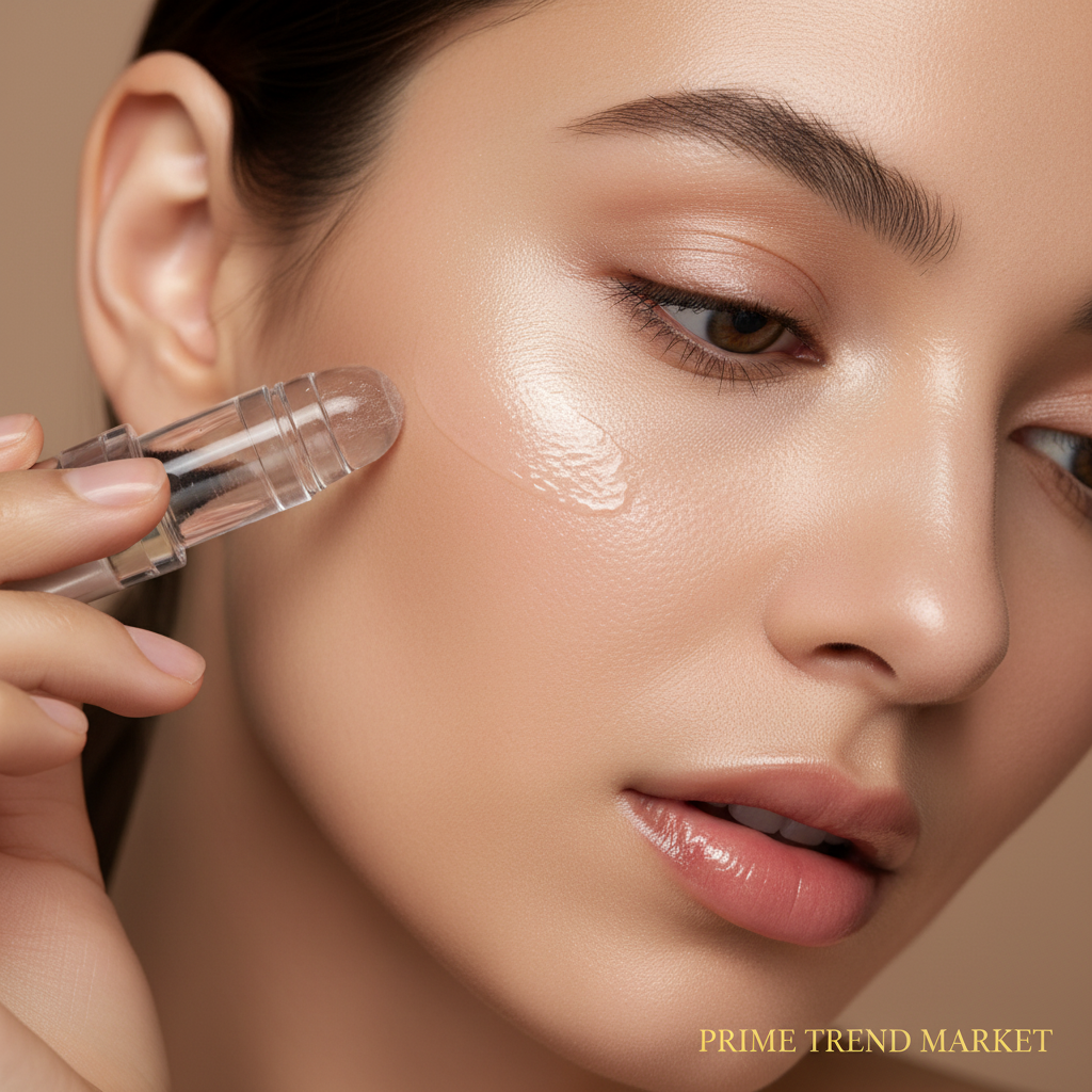 PHOFAY Crystal Jelly Highlight Stick lifestyle cheekbone application